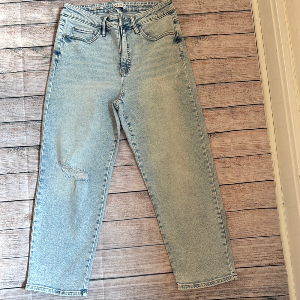 Ava & Viv Blue Straight Leg ankle Jeans size 16